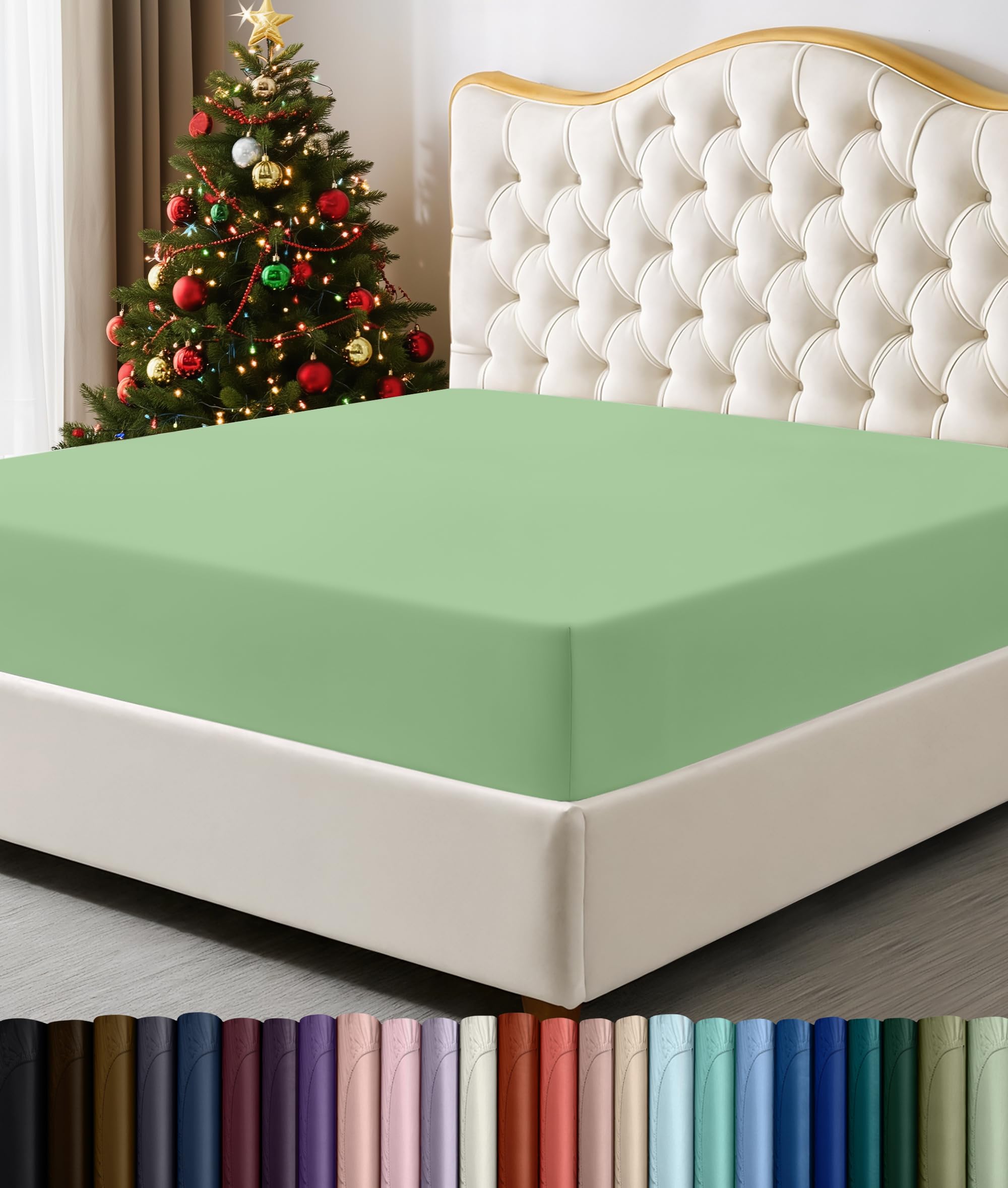 Utopia Bedding Full Fitted Sheet - Bottom Sheet - Deep Pocket - Soft Microfiber -Shrinkage and Fade Resistant-Easy Care -1 Fitted Sheet Only (Sage)