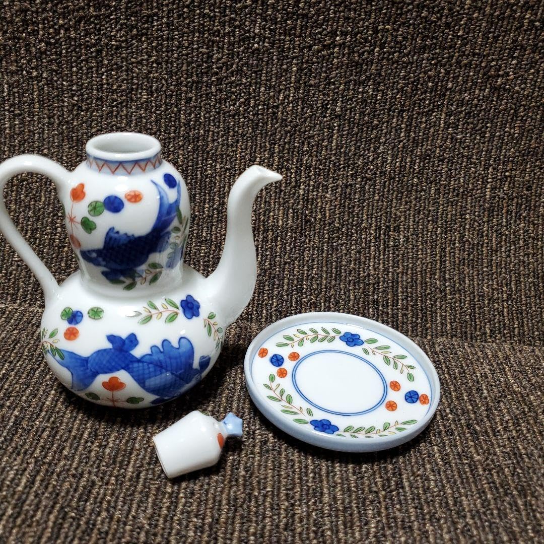 有田焼 富右衛門 小皿4枚醤油さし 薬味入れ