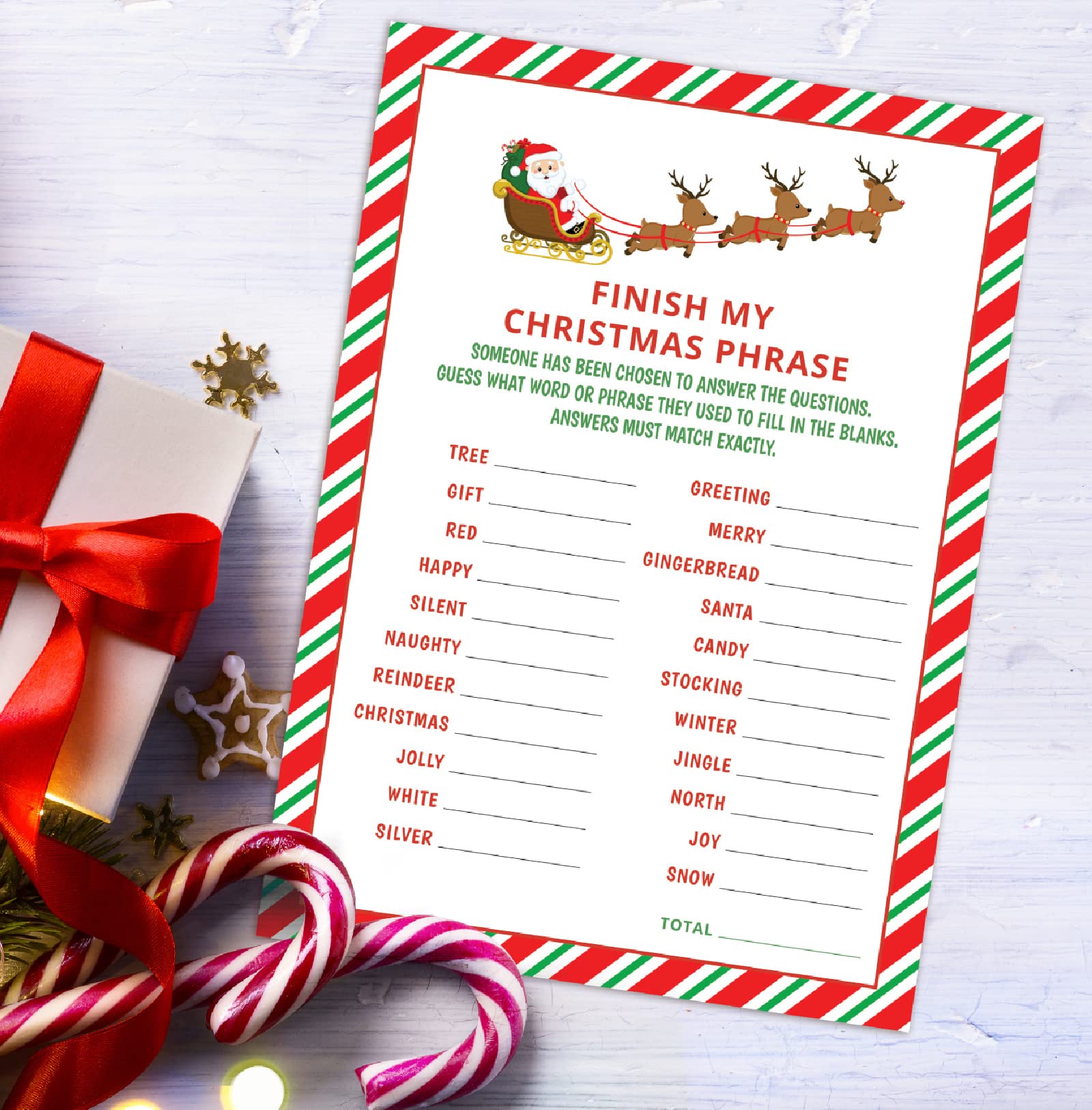 Amazon.com: 15 Christmas Phrase Fill In Word Game Cards- Holiday Party, Cookie Exchange, Office, Work, Church Group, Friends - Fun, Easy Activity for Women, Men, and Kids : Home & Kitchen amazon-com-15-christmas-phrase-fill-in-word-game-cards-holiday-party-cookie-exchange-office-work-church-group-friends-fun-easy-activity-for-women-men-and-kids-home-kitchen