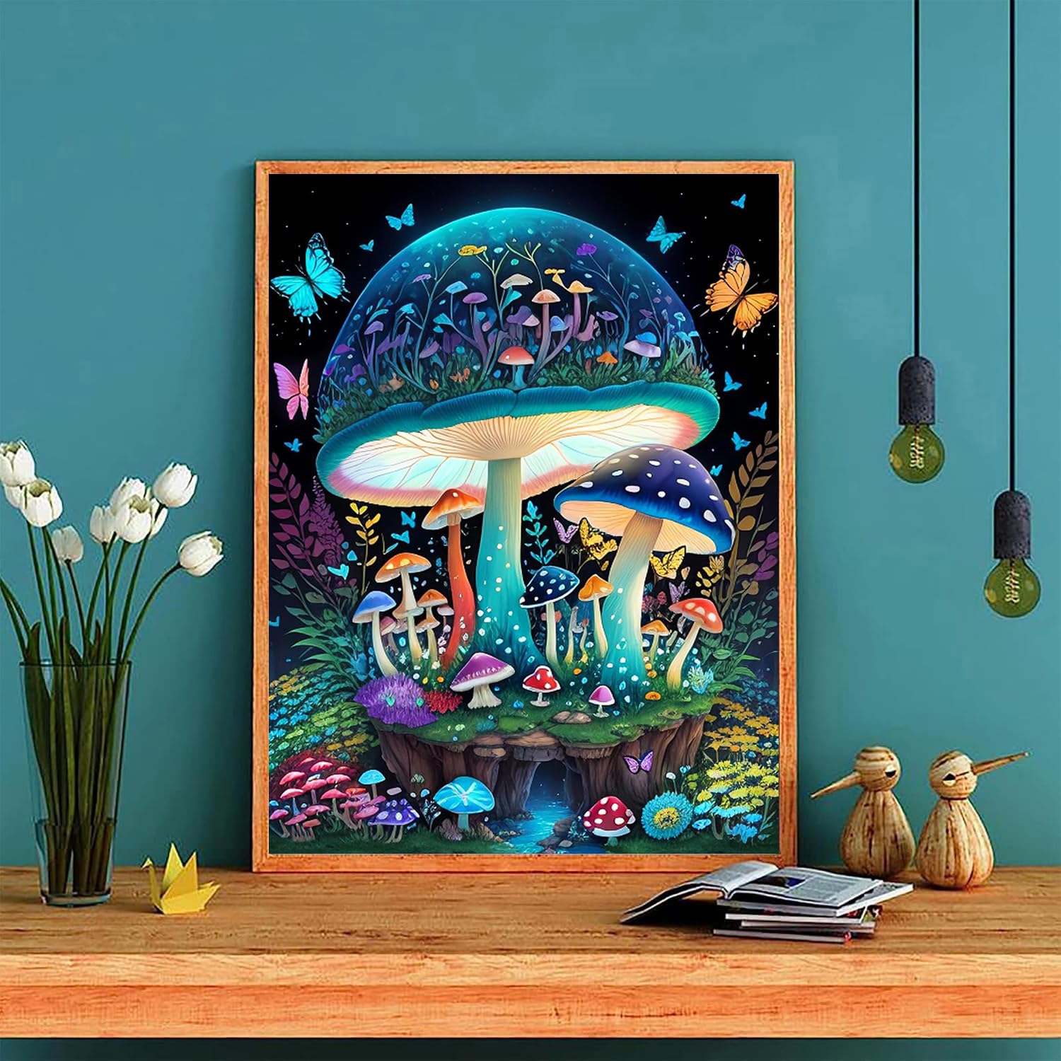 Viart Mushroom Diamond Art Kits Adults, Diamond Art Mushroom - Image 3