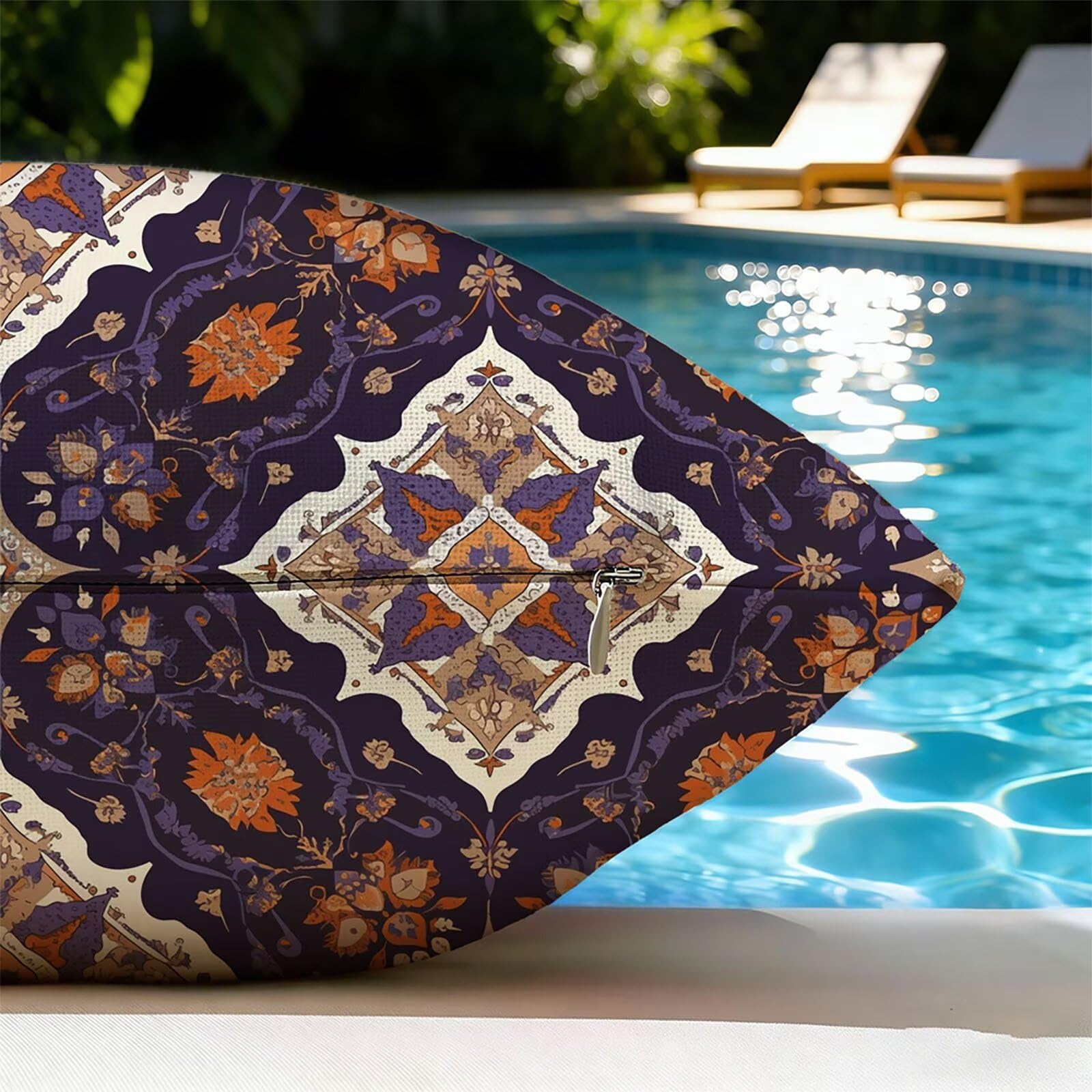 Générique Housse de Coussin Canapé Noir 60x60cm Exterieur Impermeable Nordique Taie d'oreiller Décoratif Aesthetic Housse Coussin Decoration pour Chambre Sofa Jardin Balcon Terrasse Lot de 2. P-4520