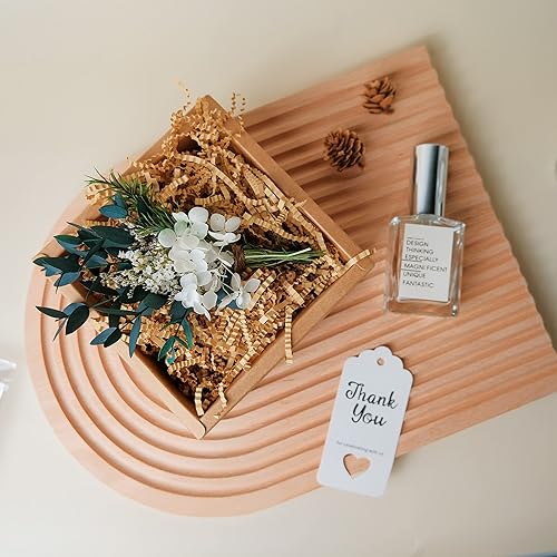 Miniatura 7 de TCAIRG Relleno de papel triturado de papel de estraza de 1 libra para envolver regalos y rellenar cestas, papel triturado para caja de regalo, caja