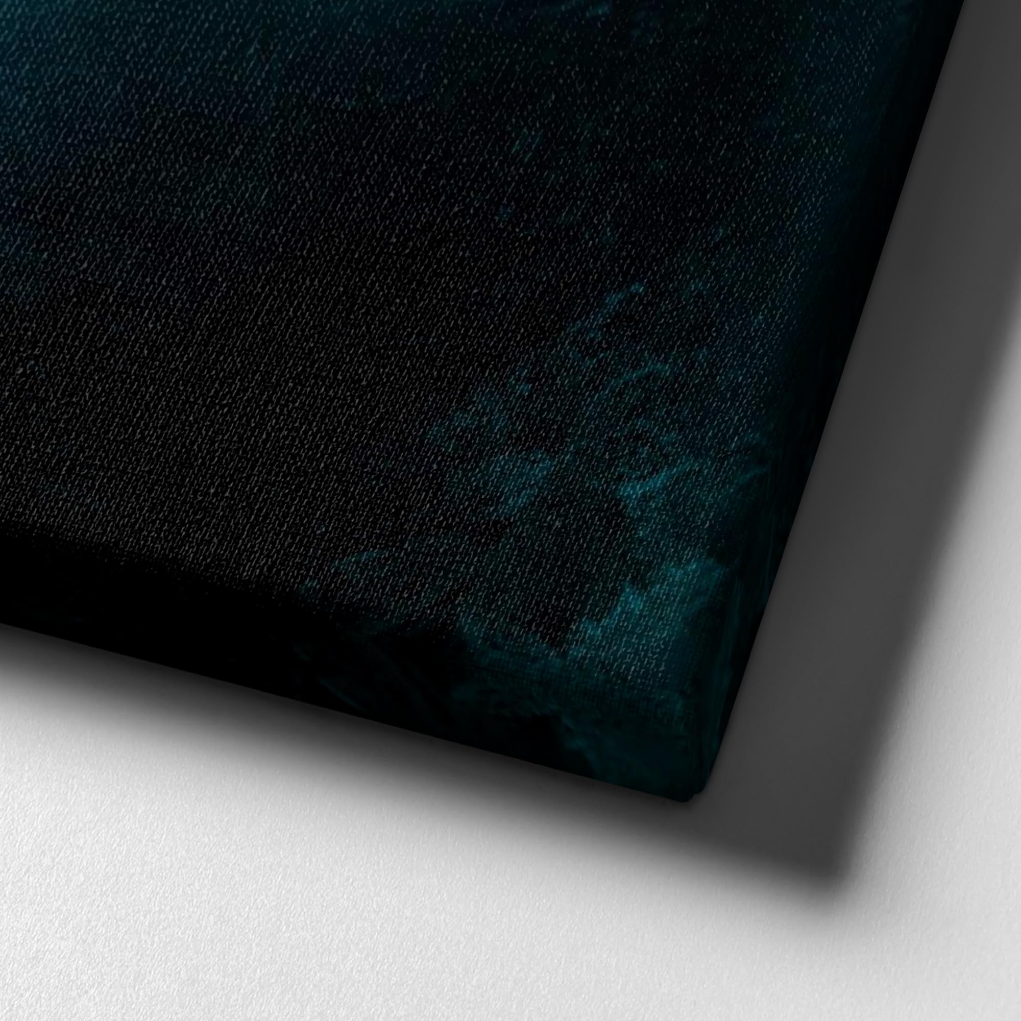 Liebesleinwand Leinwand personalisiert Mond der Liebe | Geschenk für sie oder ihn zum Jahrestag, Verlobung, Hochzeitstag | Leinwandbild gestalten mit Namen und Datum
