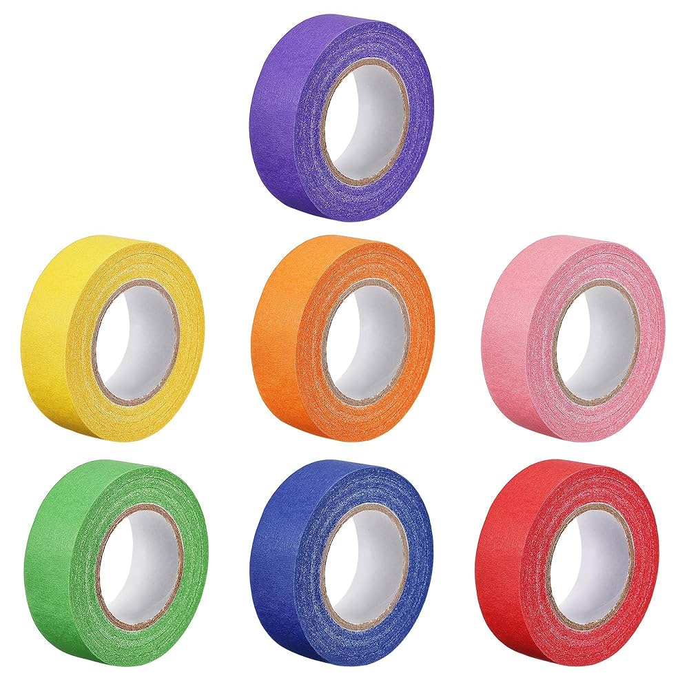 マスキングテープ、養生テープ、ロールふせん　計9個 マスキングテープ、養生テープ、ロールふせん 計9個 文房具