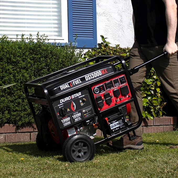 Generador portátil DuroStar DS13000MX Dual Fuel 13,000W miniatura 2