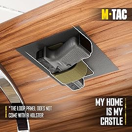 M-Tac Gun Holster for Concealed Carry - CCW Concealed Carry Holster for Men and Women - Cordura Pistol Holster for Fanny, Backpack, Vest (Olive)