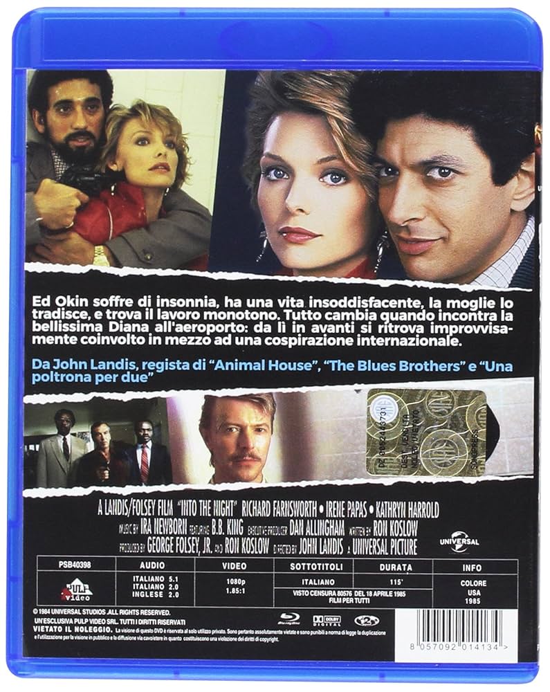 Tutto In Una Notte: Amazon.it: Jeff Goldblum, Richard