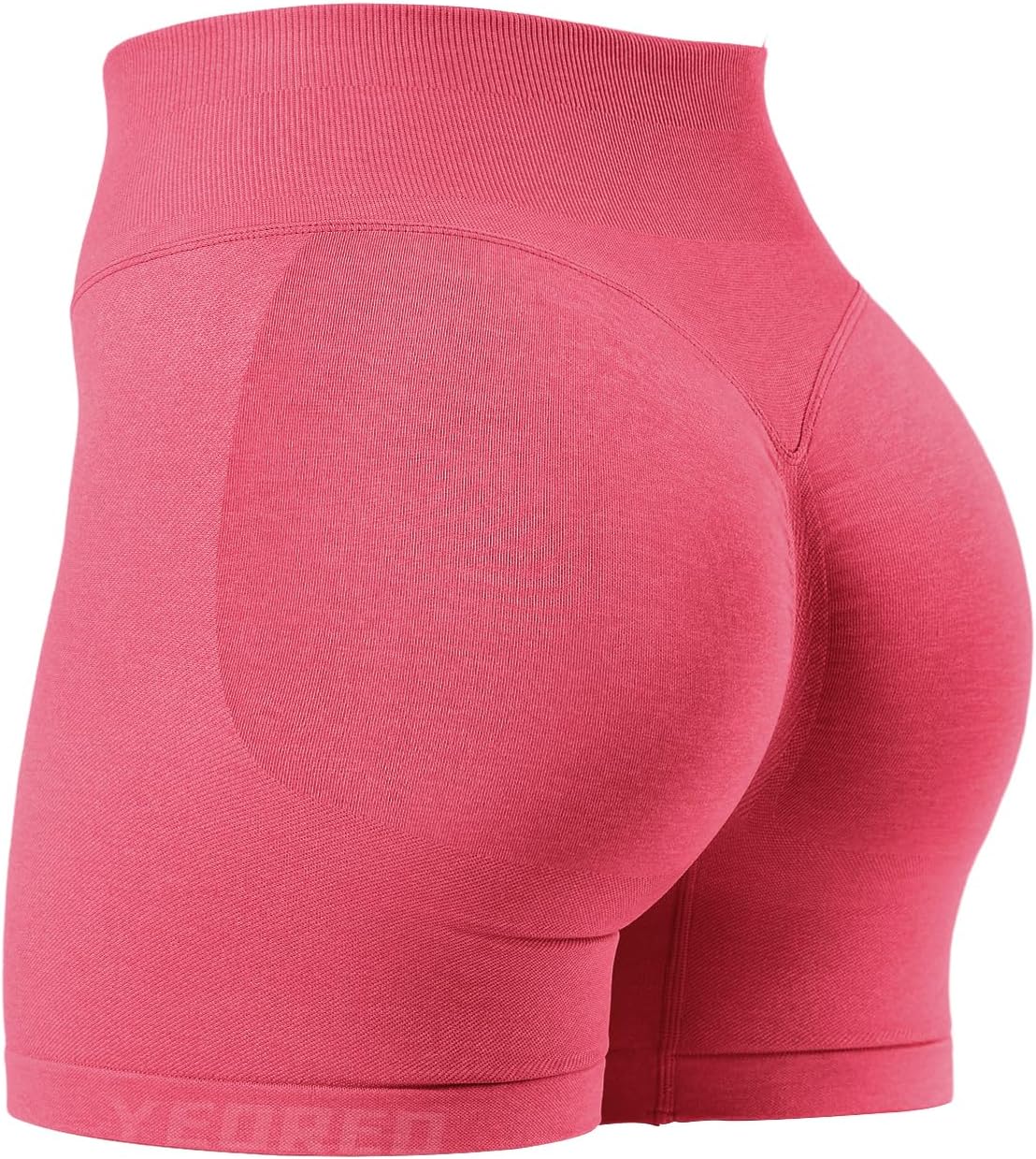 YEOREO SoftHue Workout Shorts Womens Scrunch Butt Lifting 4.5" Seamless Gym Clorisy Running Shorts