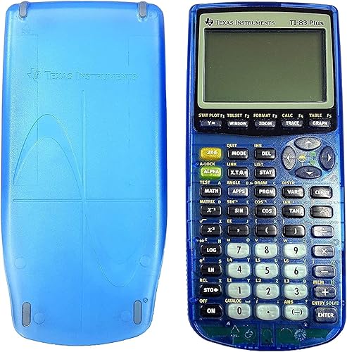 Calculadora gráfica transparente TI 83 Plus (renovada)