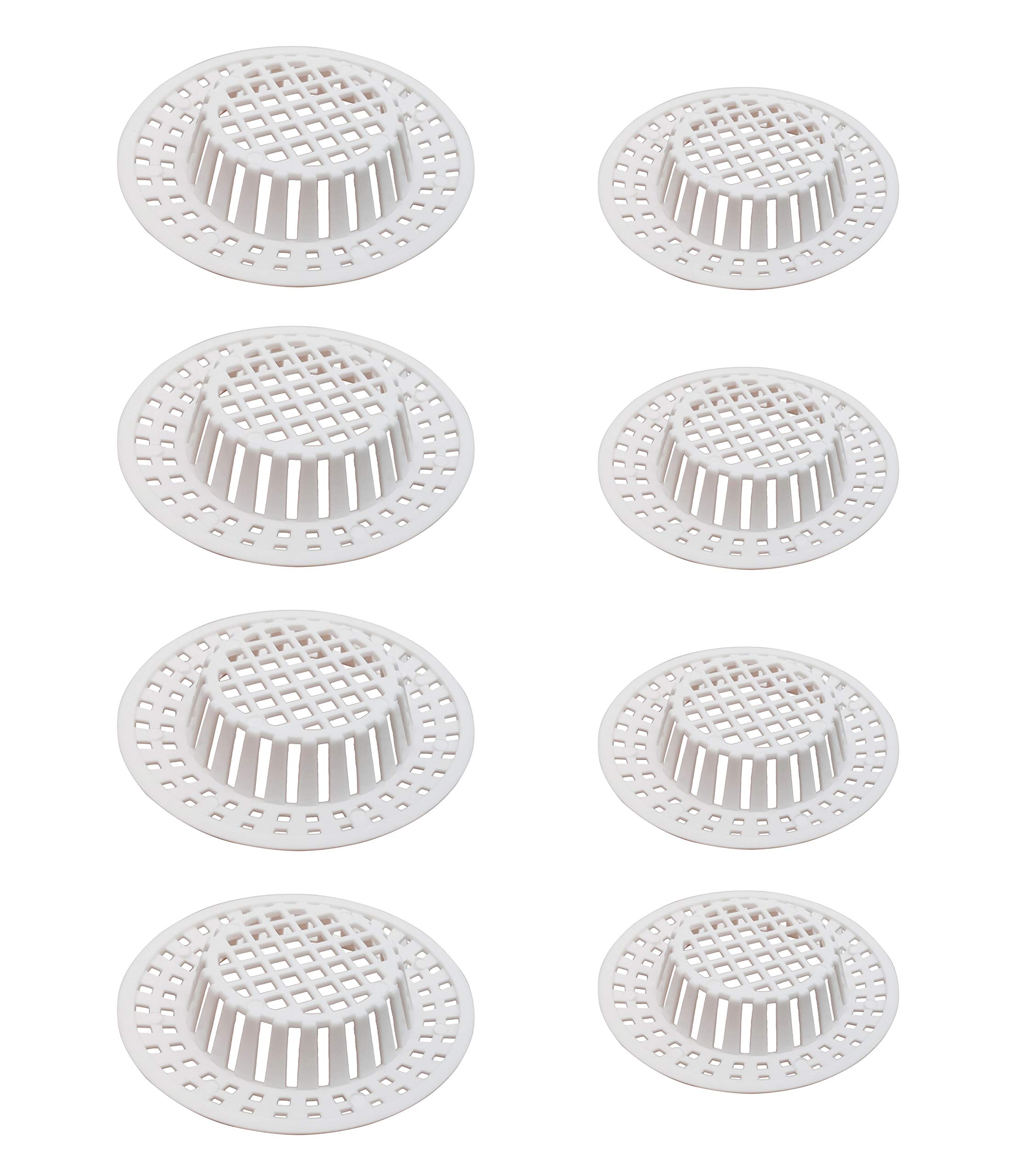 Excelity Kitchen Sink Strainer Bathroom Anti Clogging Mesh Drain Strainer Hair Catcher