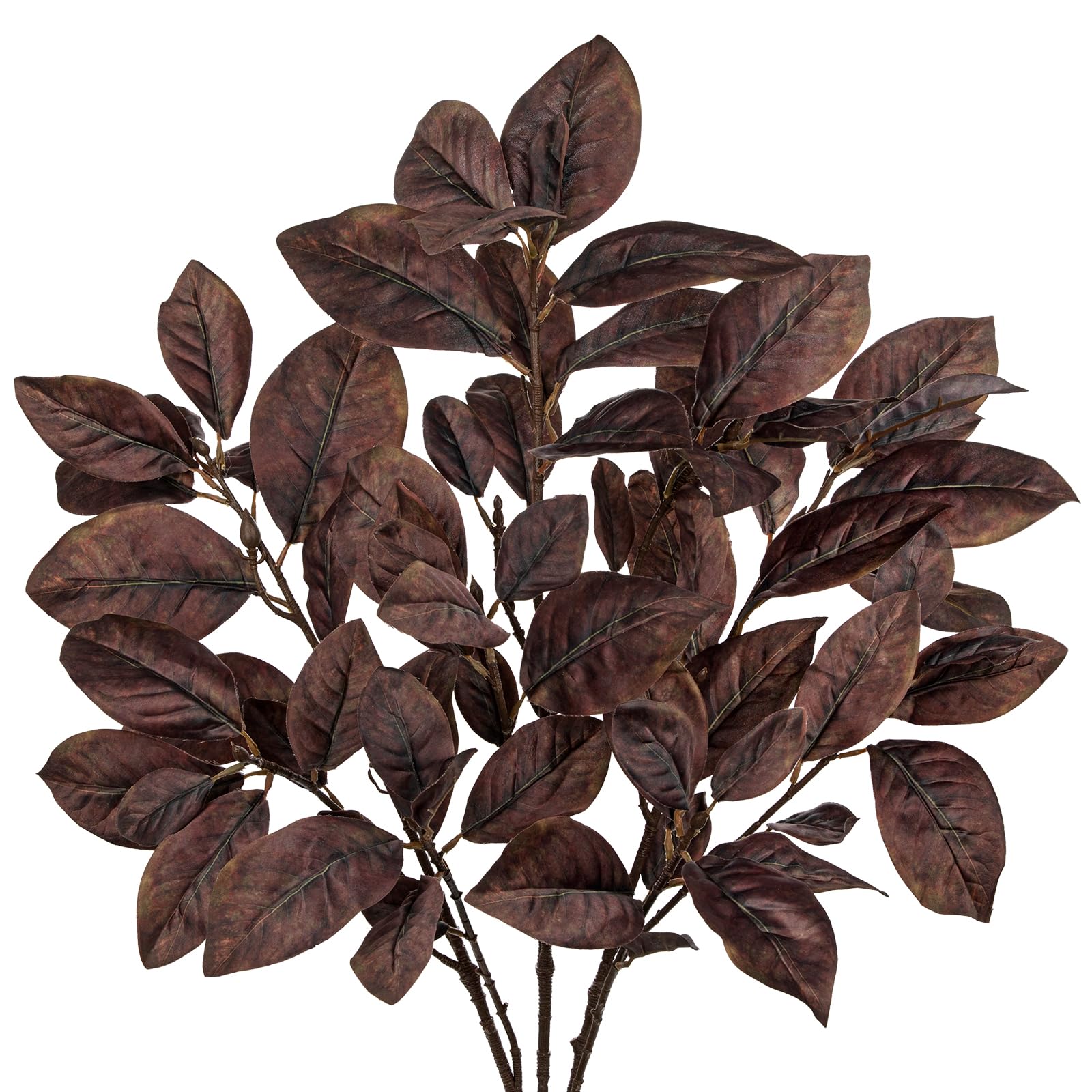 Briful Faux Magnolia Stems