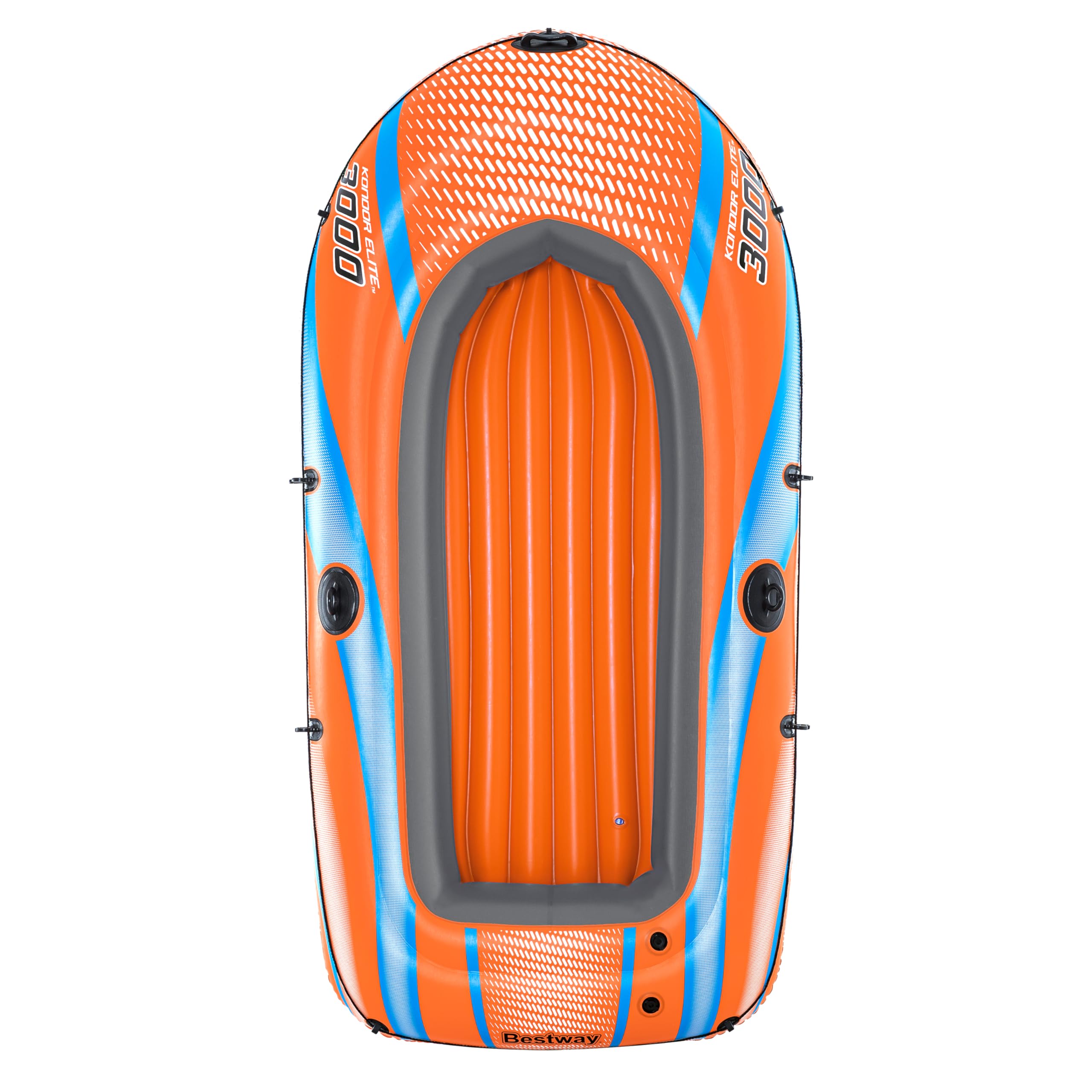 Bestway Aufblasbares Boot, Kondor Elite 2000, Ein-Mann-Raft, robuste Griffe, ineinandergreifende Ventile, mehrere Größen