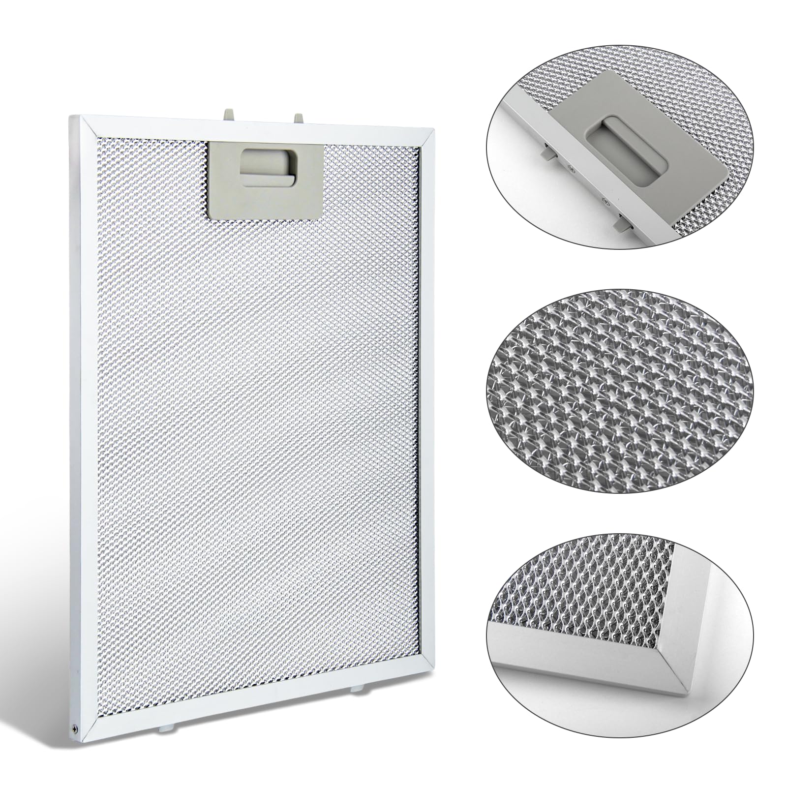 Filtro Campana Extractora 3 Piezas 320 x 260mm Rejilla Campana Extractora Filtro Aluminio Campana para Muchas Marcas Líderes de Campanas Extractoras — view 3