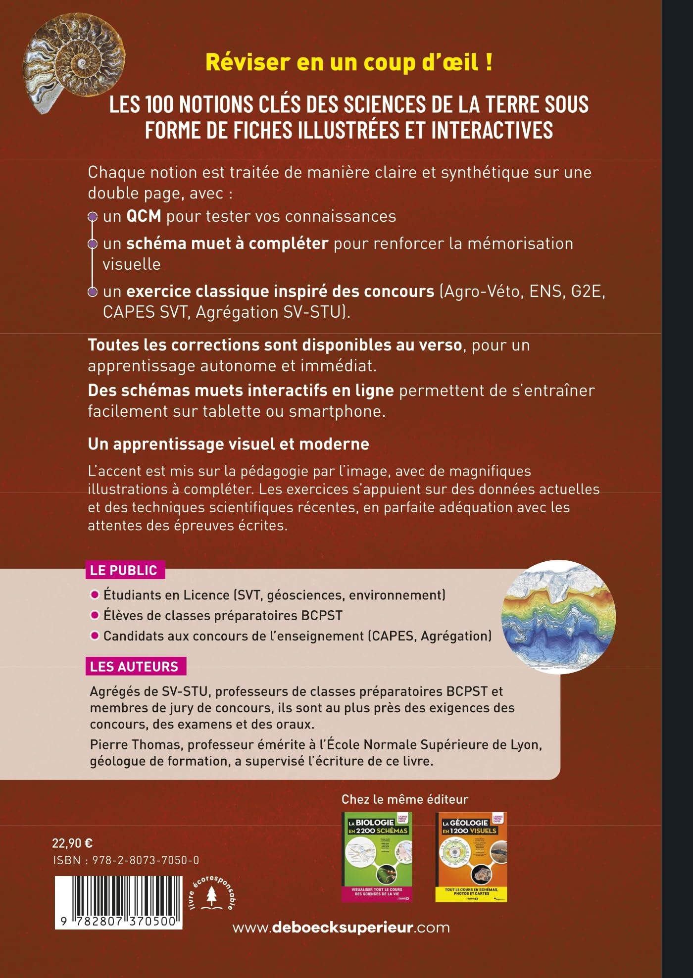 S'entrainer en géologie - 100 fiches, 100 schémas et 300 exercices