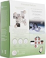 Vista 4 de Kidde Wireless Smoke Detector, 10-Year Battery, Voice Alerts, Photoelectric Sensor Wire-Free Smoke Alarm, White