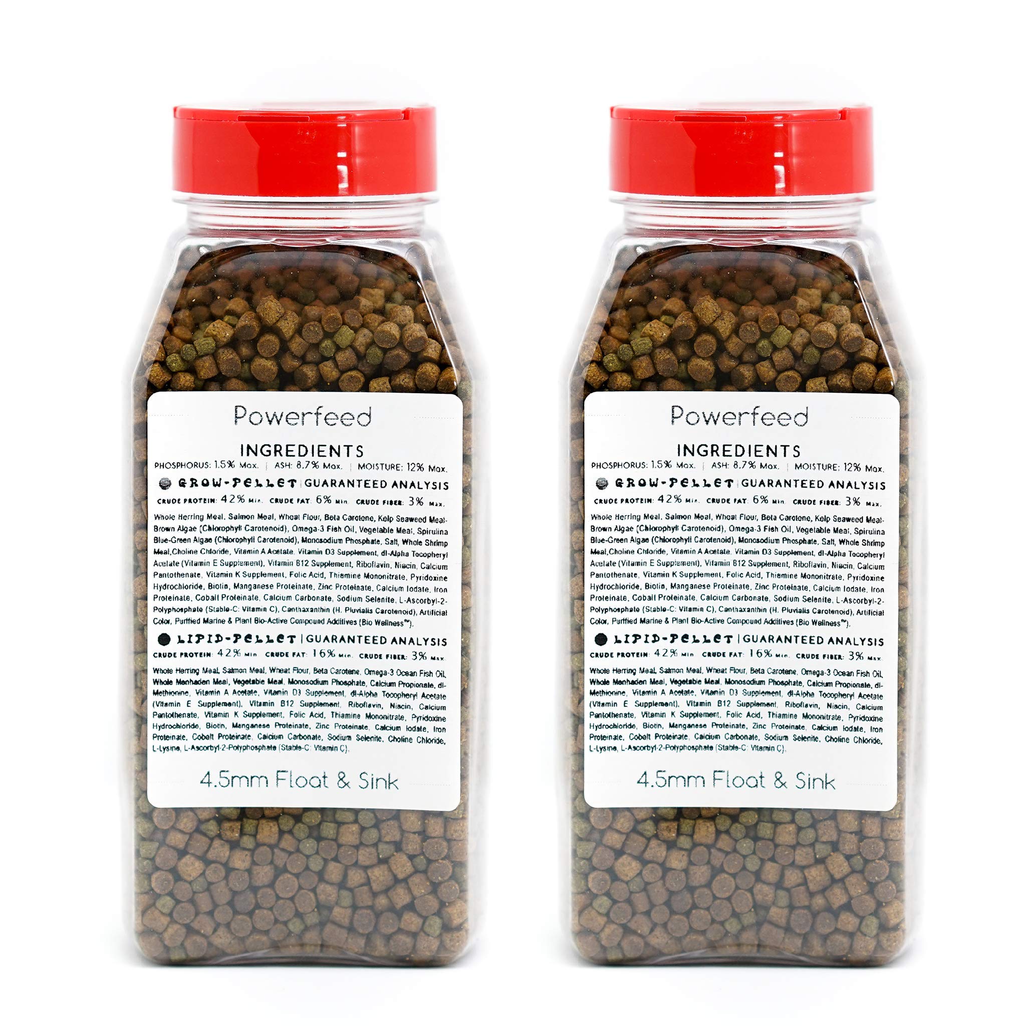 Southern Delight Powerfeed Fish Food 2 Pack - 2 1/4 Lbs