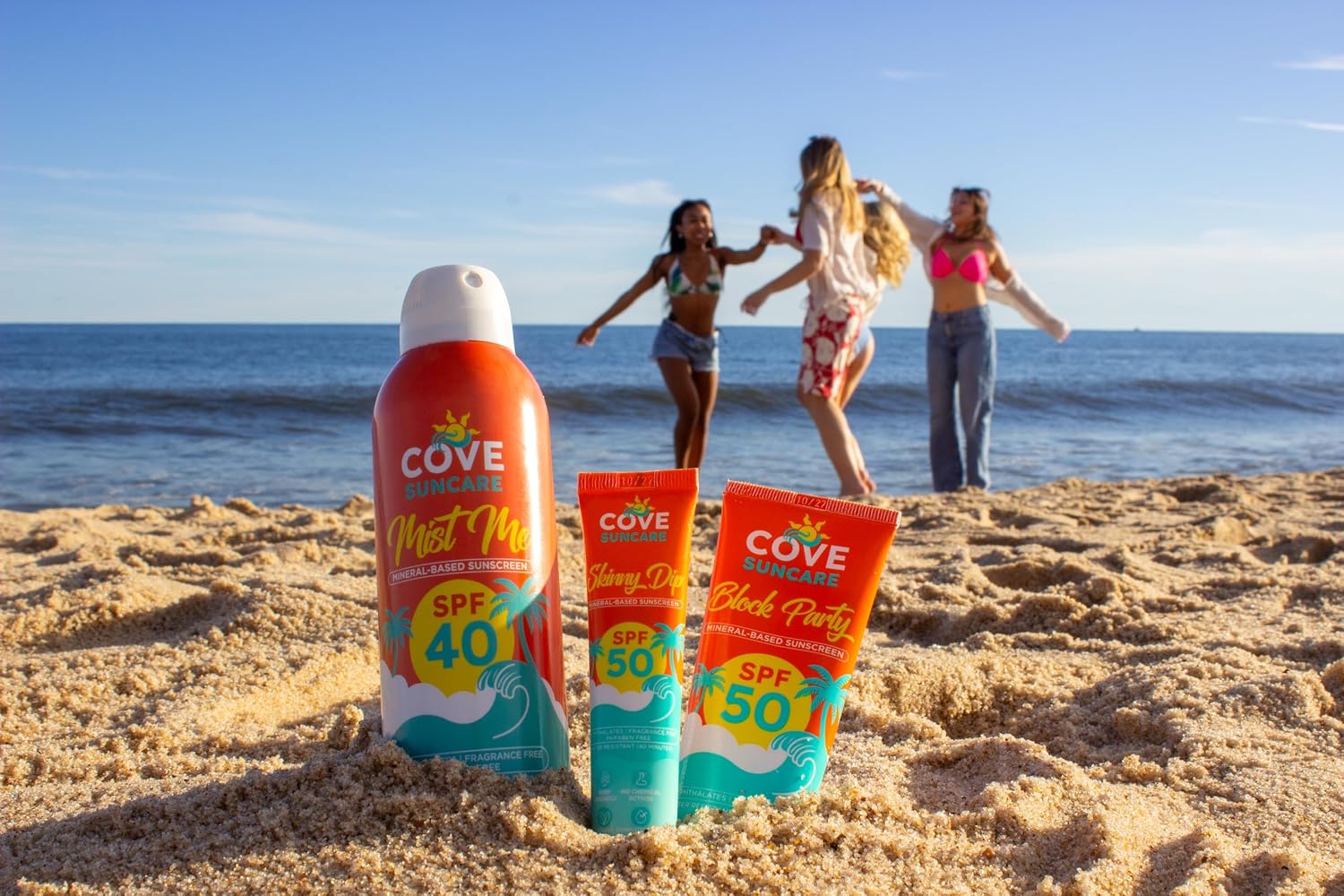 Mist Me SPF 40 Mineral Sunscreen Spray, 5.5 fl oz – Lightweight, Non-Sticky Zinc Oxide Sunscreen, Skin Sun Protection, Reef-Friendly, Water-Resistant, Fragrance-Free, Quick & Easy On-The-Go Reapply