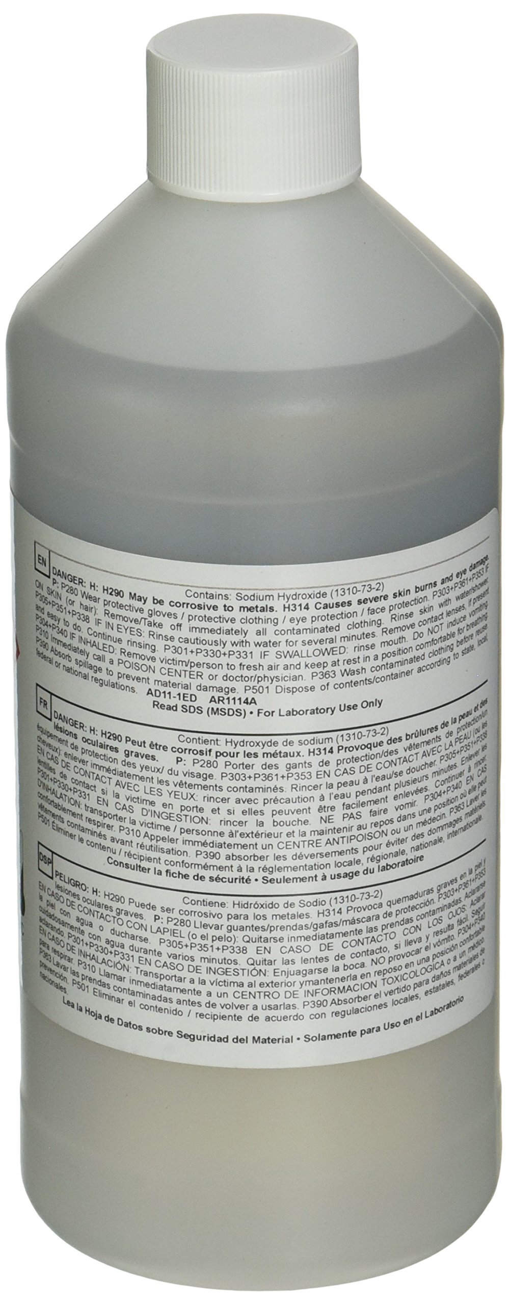 LabChem LC169001 Methylene Blue Solution, 0.1% (AQ), 500 mL Volume