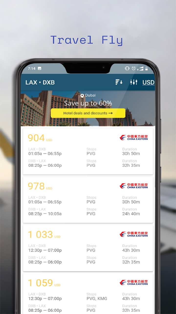 Cheap flight Tickets Travel Fly App on Amazon Appstore
