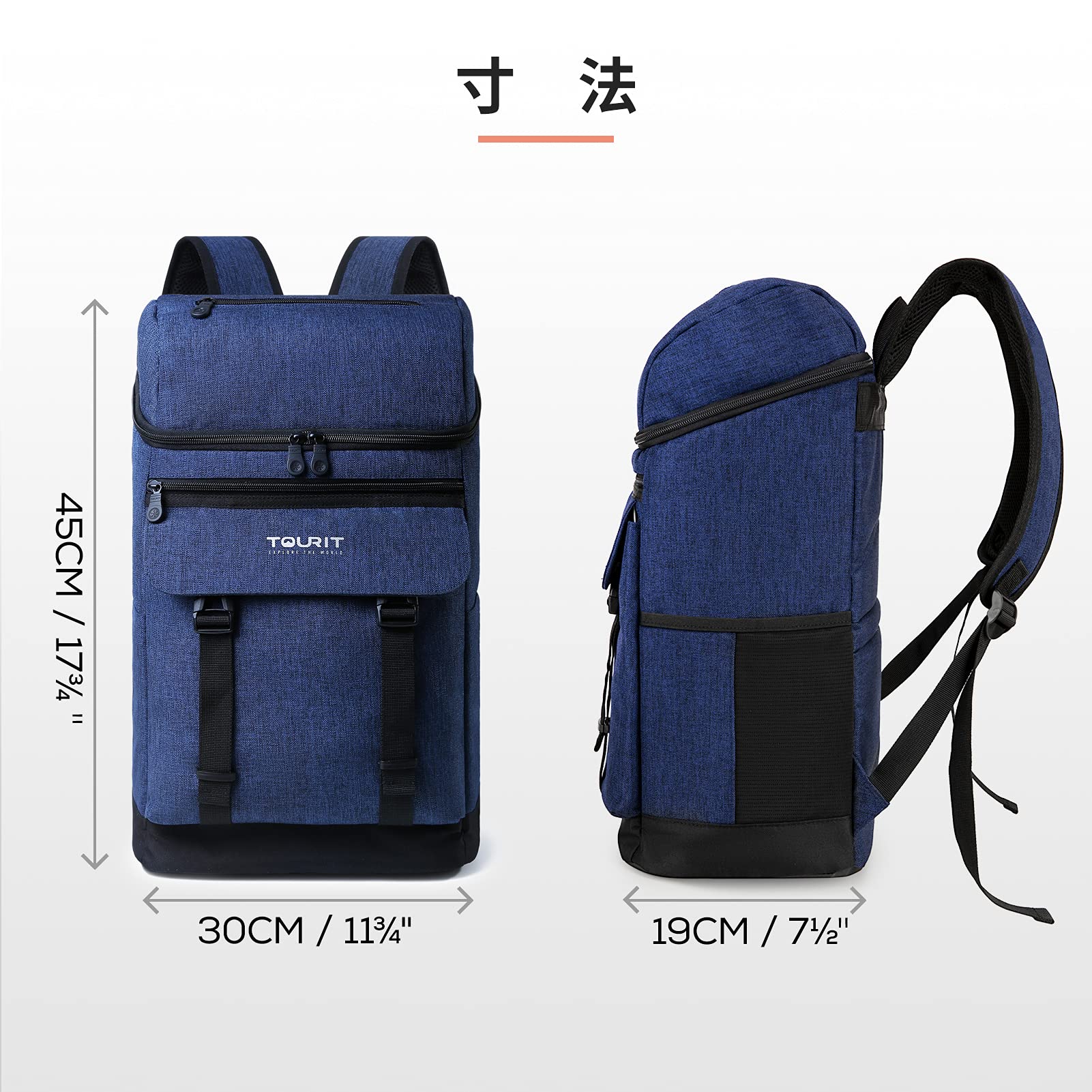 Amazon.co.jp: [トウリト] TOURIT 保冷リュック 保冷バッグ スポーツ