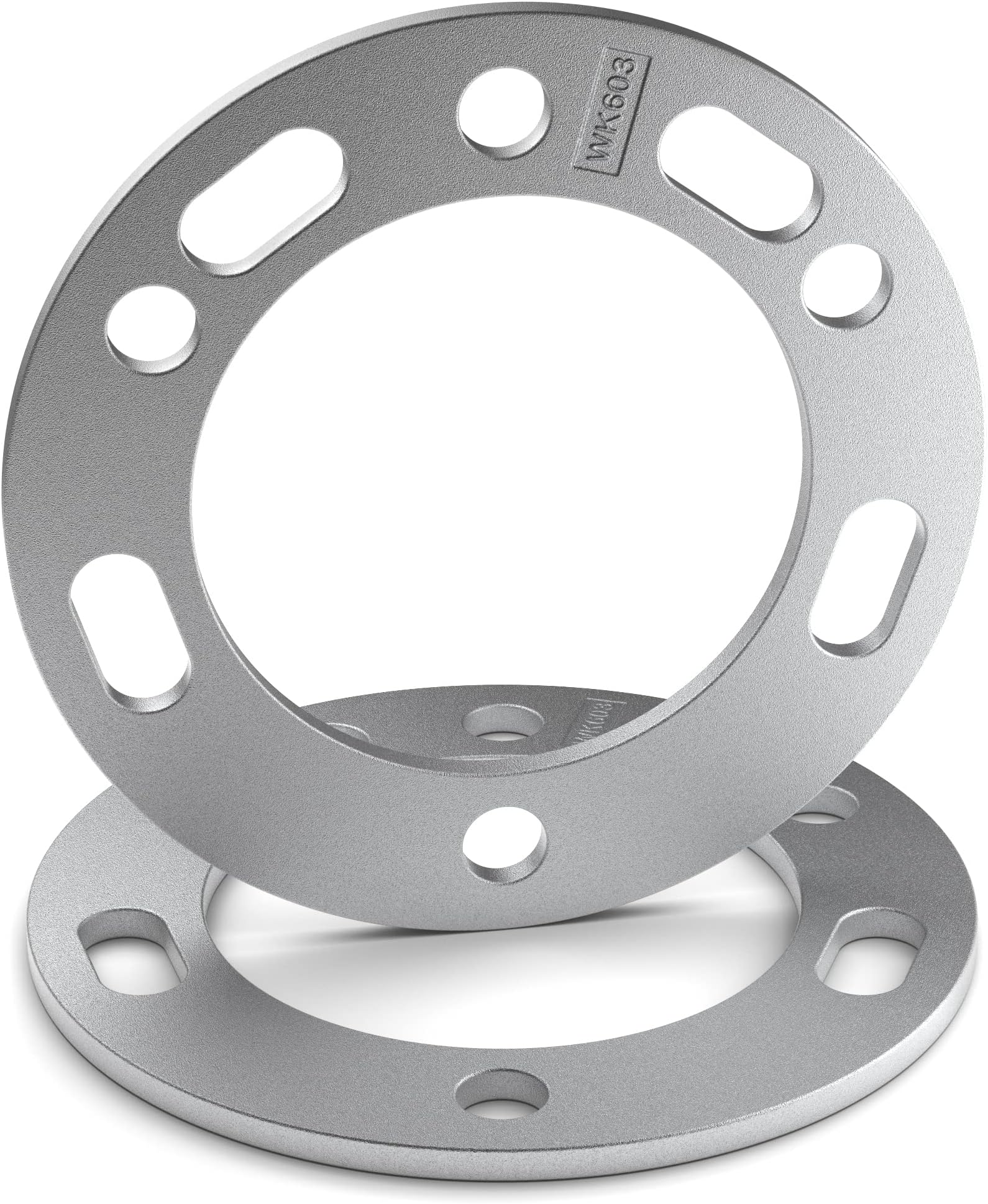 White Knight 603-2 Aluminum 5&6 x 5.5 Wheel Spacer, 1/4" (Pack of 2)