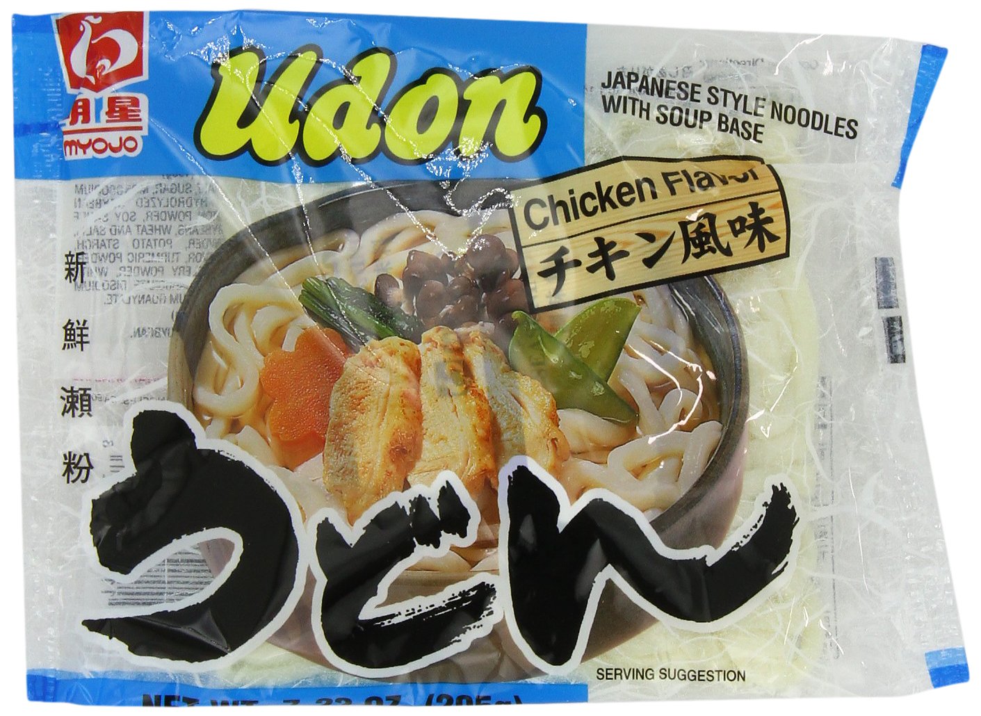 Myojo Japanese Style Noodles with Soup Base, Chicken Flavor, 7.25-Ounce (Pack of 10)