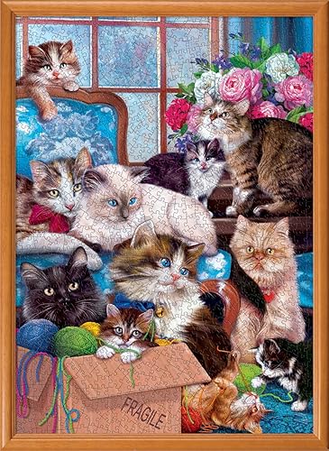 Miniatura 5 de MasterPieces Rompecabezas de 1000 piezas para adultos, familia o niños - Trouble Makers - 19.25 x 26.75 pulgadas