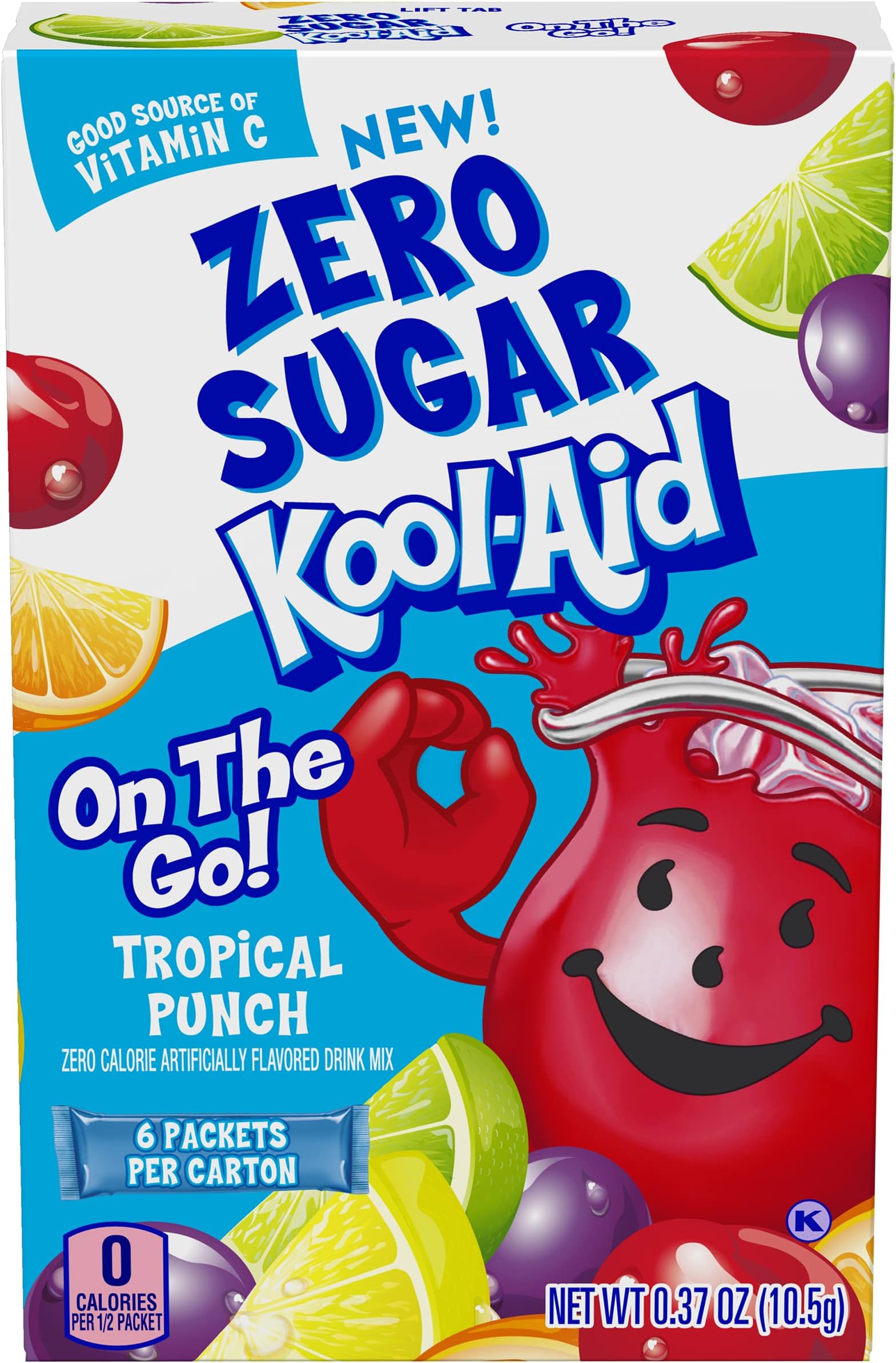 Sugar-Free Tropical Punch On-The-Go Powdered Drink Mix 6 Count