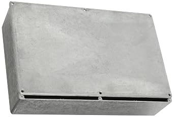 Bud Industries CN-5714 Die Cast Aluminum Enclosure 10.81" L x 6.89" W x 2.64" H, Natural