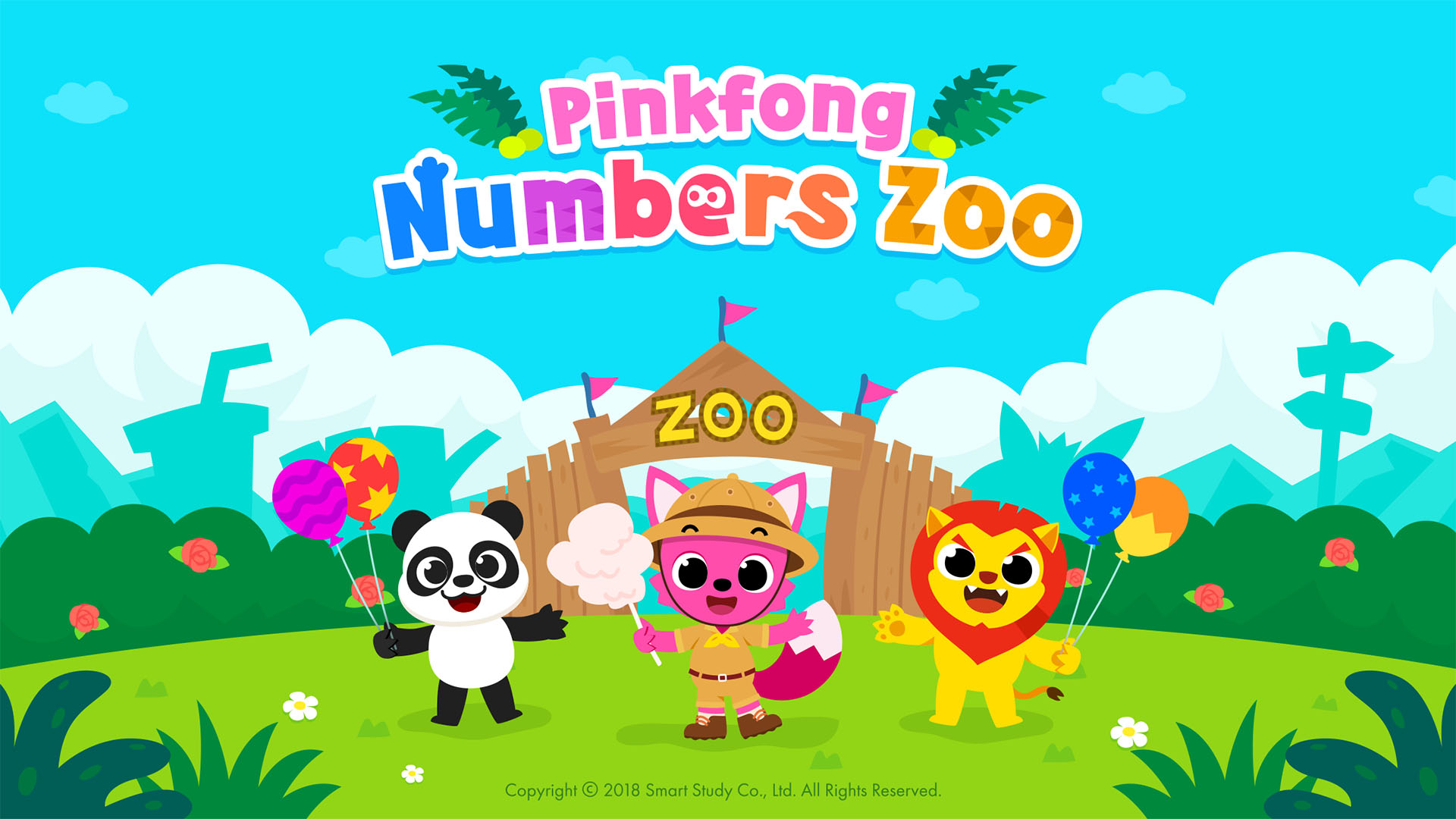 Pinkfong Numbers Zoo App on the Amazon Appstore