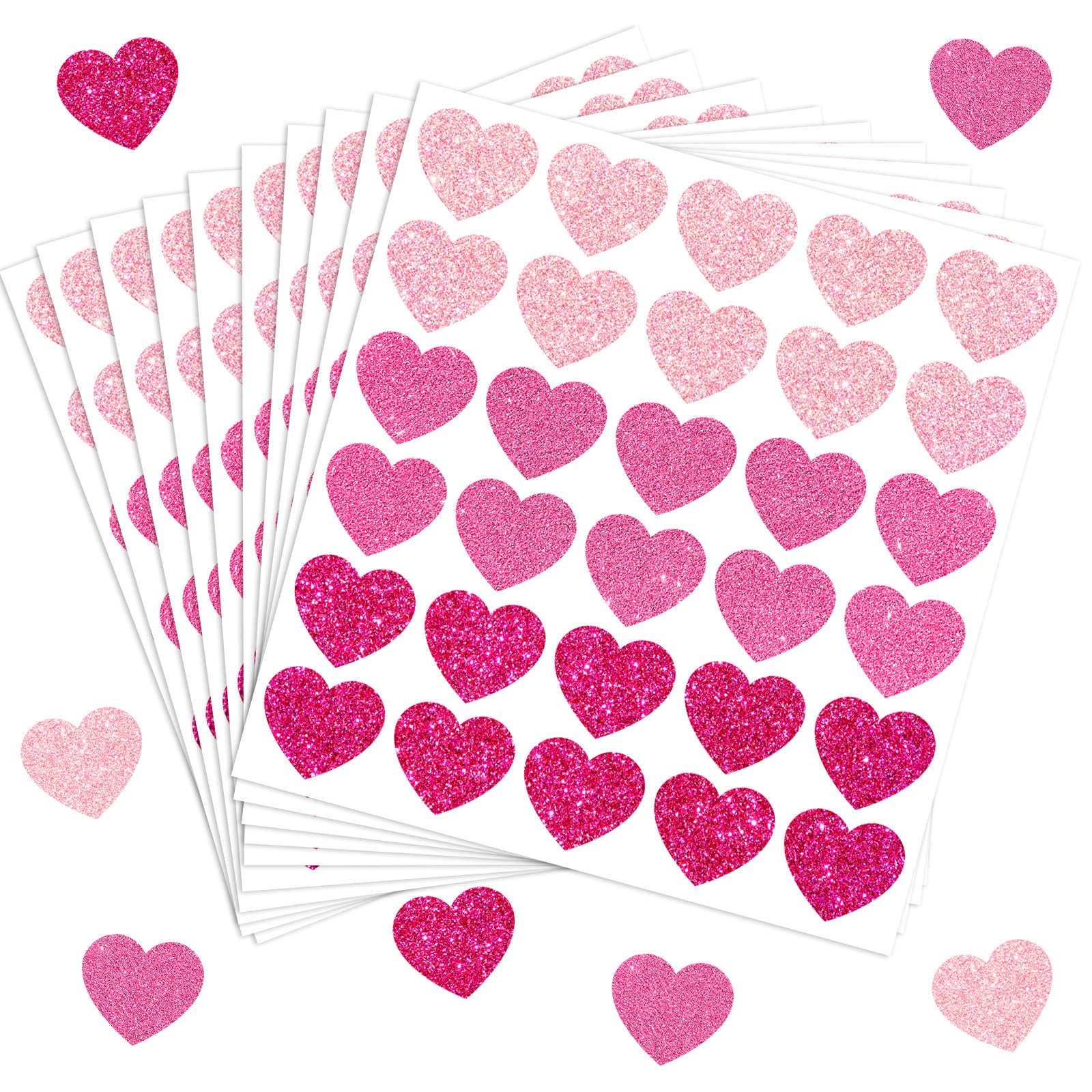 Amazon.com: JarThenaAMCS 300Pcs Valentine's Day Glitter Pink
