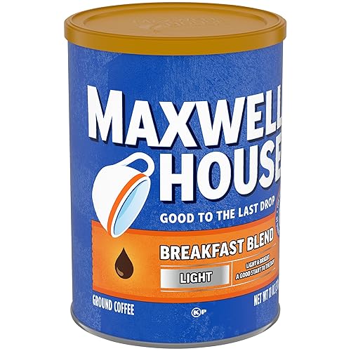 Miniatura 5 de Maxwell House Breakfast Blend Café molido, tostado ligero, recipiente de 11 onzas (paquete de 4)