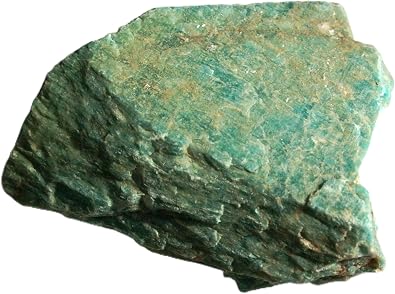 Amazonite Mineral with Green Cleavages - 10 Pieces of Unpolished Pieces of Rock