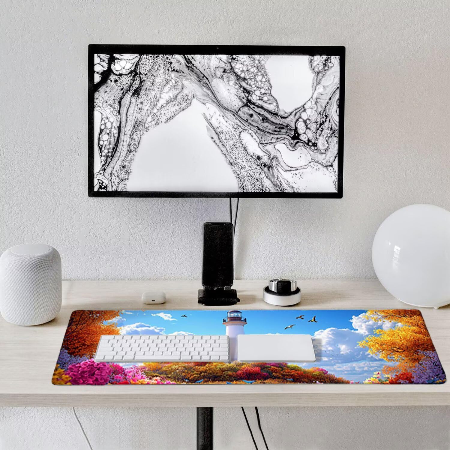 Podkładka pod mysz do gier, 1200 x 400 mm XXL Podkładka pod mysz do gier, duża, antypoślizgowa wodoodporna, rozszerzona długa podkładka pod mysz do klawiatury XXL, akcesoria biurowe, do gier