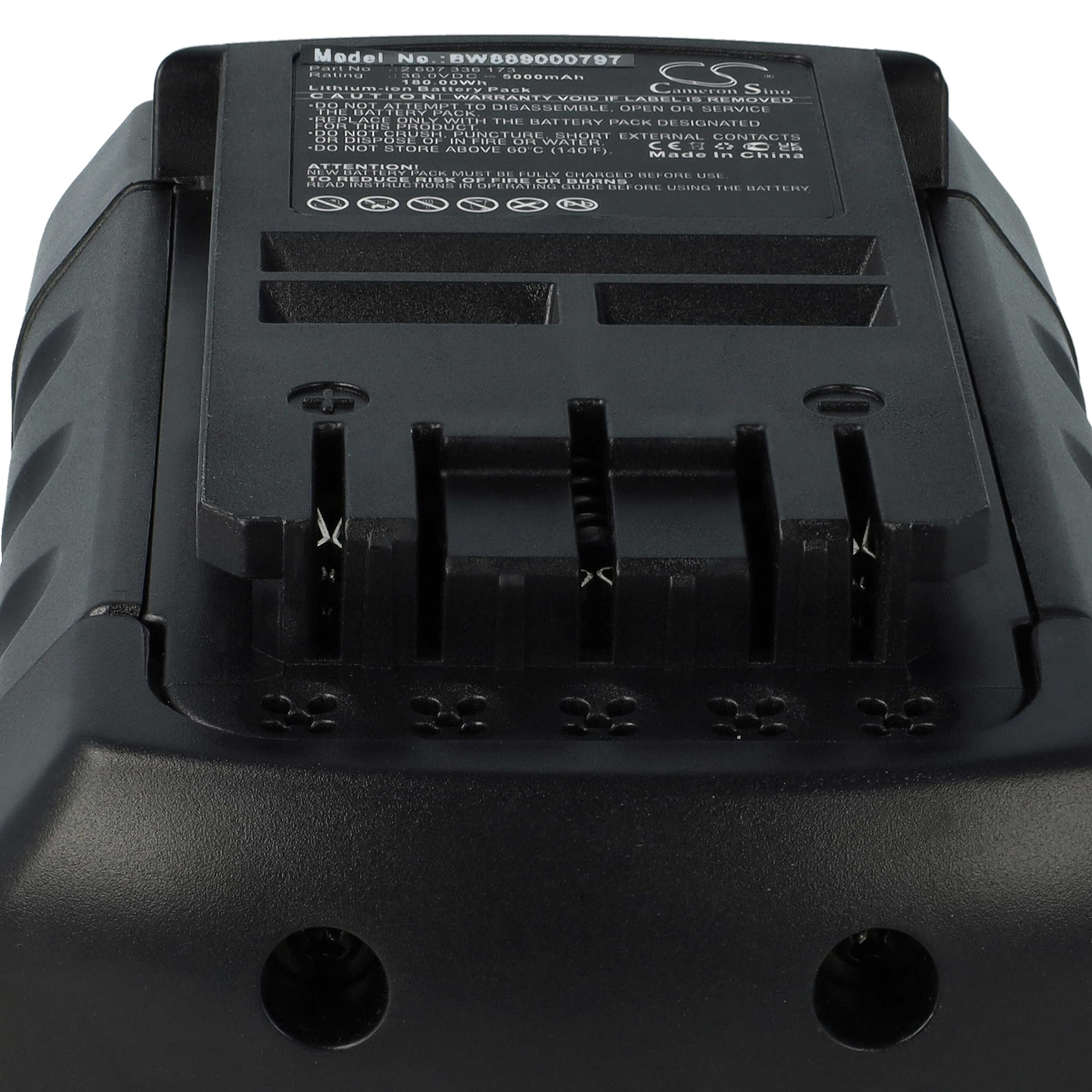 vhbw 1 x bateria kompatybilna z Honda HHH 36 AXB, HRG 416 XB PE, DP3660XA, HHT 36 AXB, HHB 36 AXB kosiarka ogrodnicza 5000mAh 36V Li-Ion