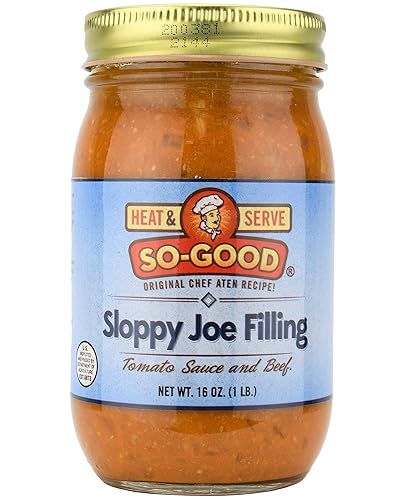 So-Good Sloppy Joe Relleno con Carne Molida Tarro de 16 oz - Solo calienta y sirve