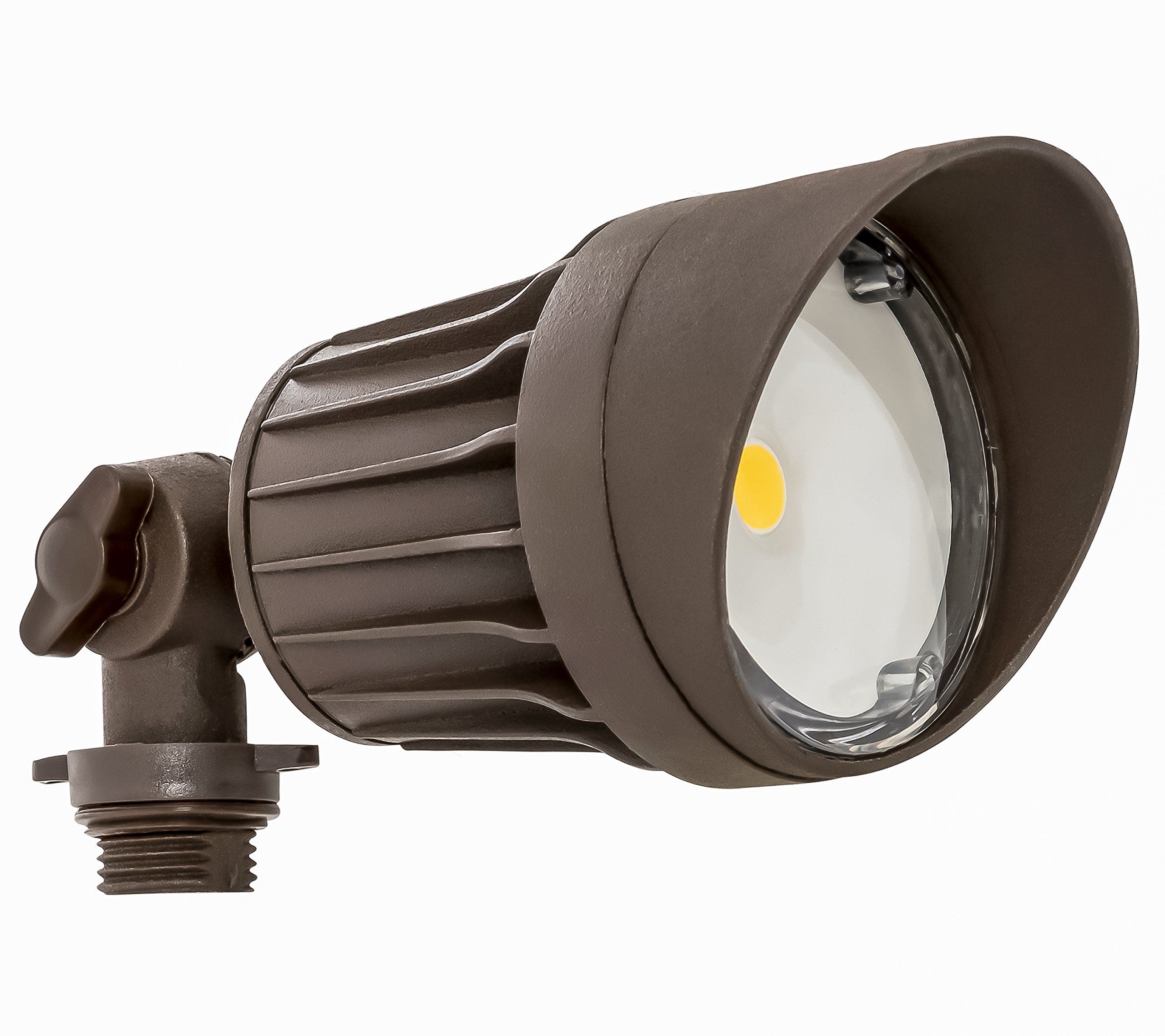 Westgate LED Flood Light - Security Light - Bronze - Die - cast Aluminum Housing - High Lumen - Waterproof IP54-120 - 227V (10W 5000K Bronze)