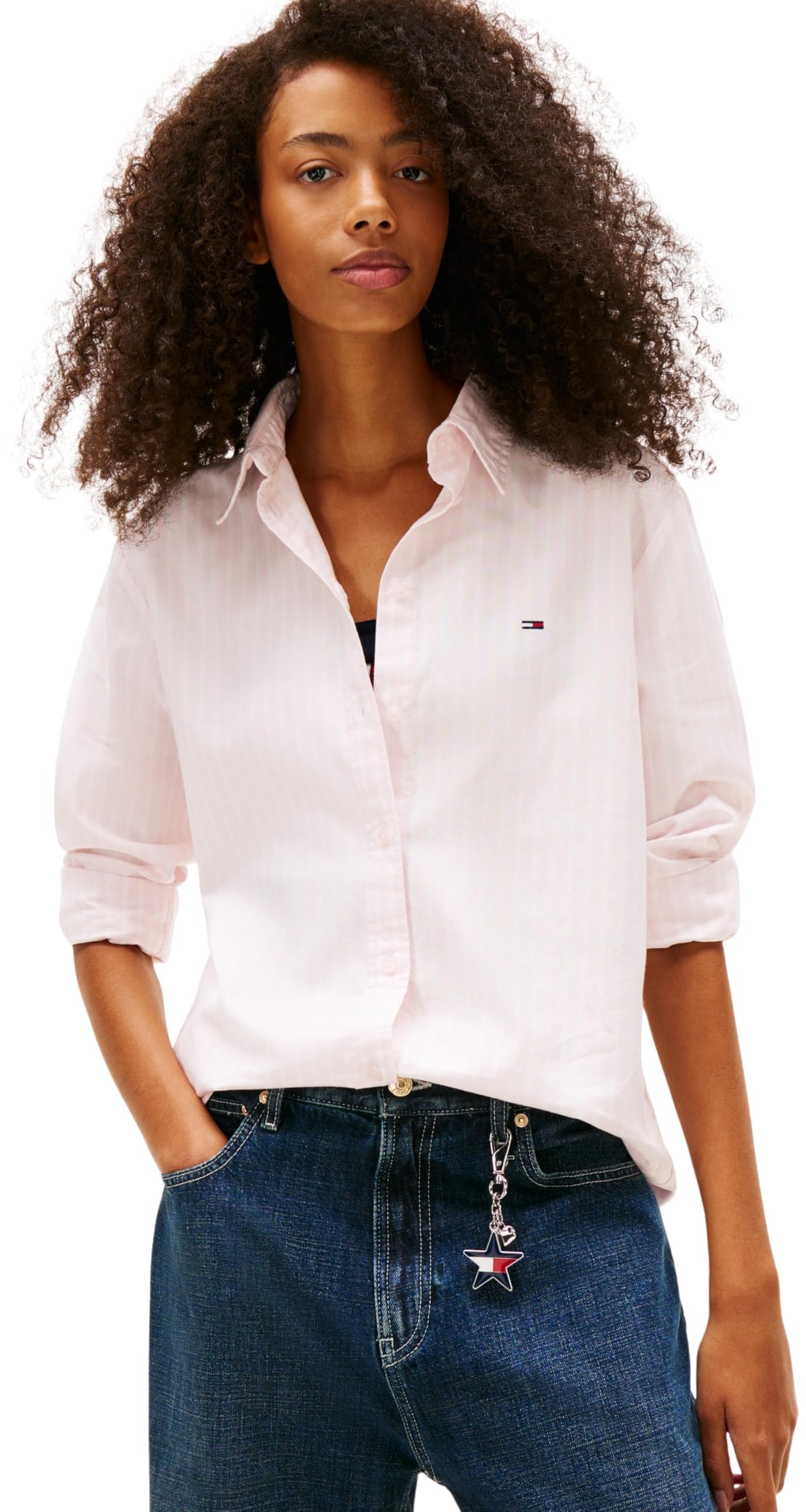 Tommy Jeans Damen Hemd Oxford Regular Fit