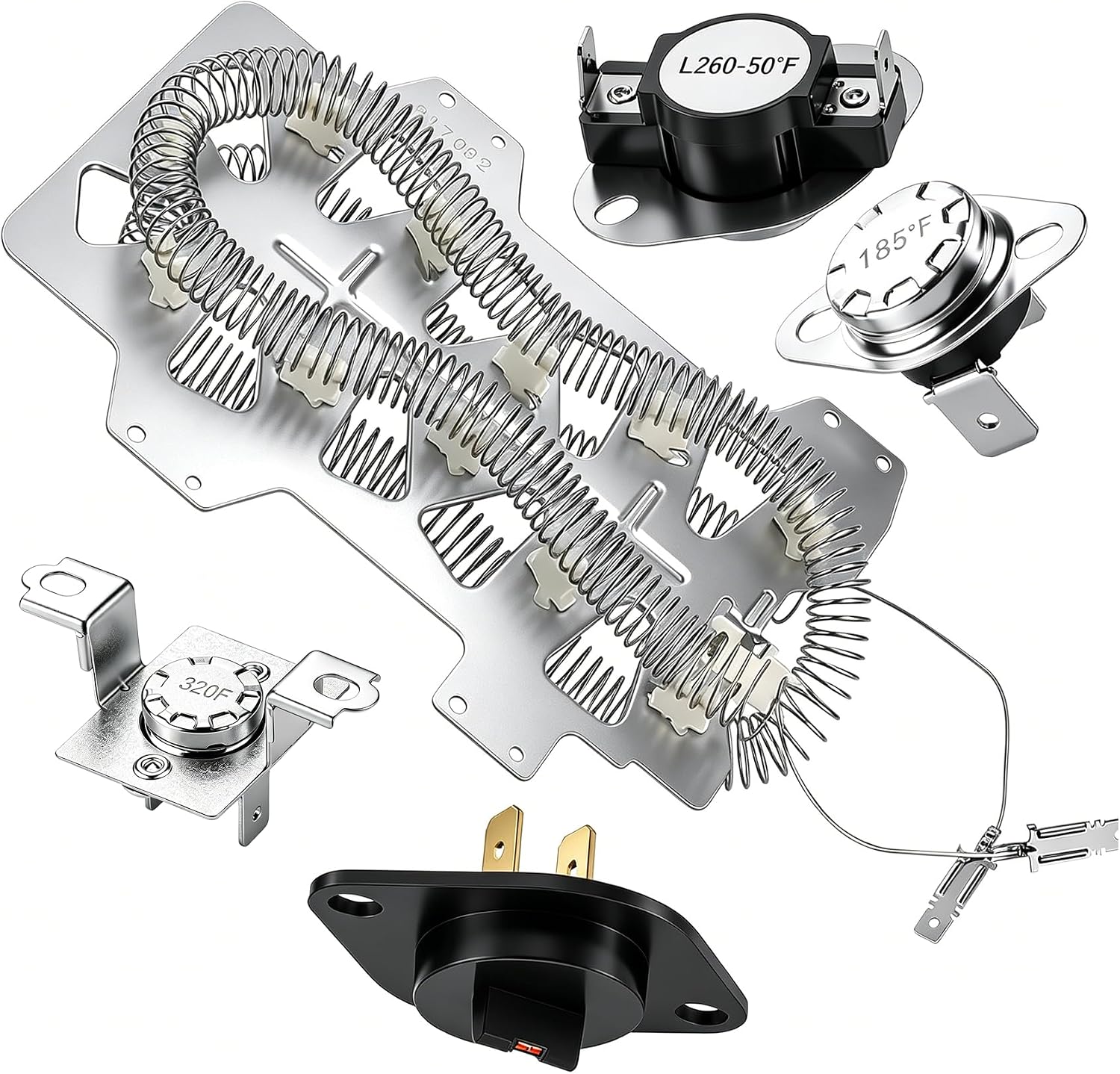 DV42H5000EW/A3 DV42H5200EP/A3 DVE50R5400V/A3 Heating Element for samsung Dryer Heating Element DC47-00019a AP4201899 Heating Element for DV40J3000EW/A2 DV45H7000EW/A2 DV210AEW/XAA,by Cobectal