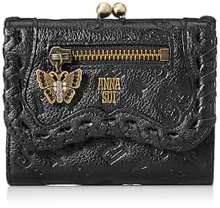 ❣️アナスイ❣️折財布❣️美品❣️12222→→11000円❣️ ANNA SUI 財布 SUI(アナスイ) ルーミー 口金二つ折り財布