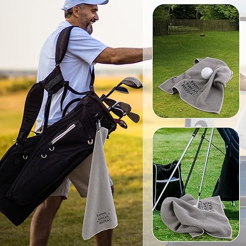 Miniatura 6 de Regalos de golf para el abuelo, regalos únicos para el abuelo, divertidos regalos de golf para hombres, incluyendo vaso, tazas, calcetines, toalla