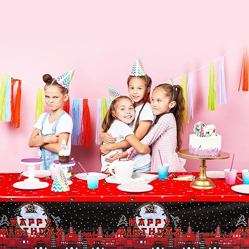 Miniatura 7 de 3 manteles con patrón ninja decoraciones de fiesta ninja desechables de plástico con temática ninja suministros de decoración de fiesta de