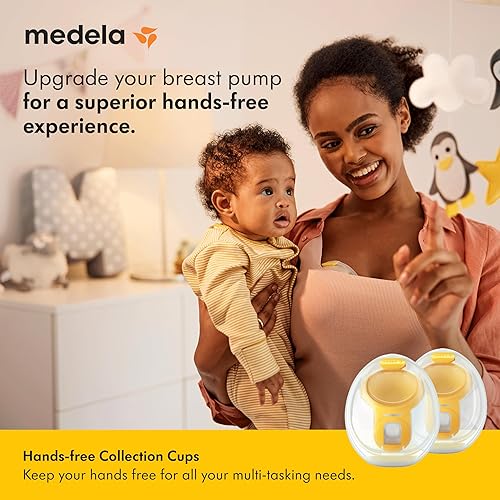 Miniatura 2 de Vasos de colección manos libres Medela, compatibles con los extractores de leche Freestyle Flex, Pump in Style con MaxFlow y Swing Maxi eléctricos,