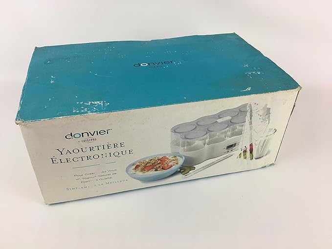 Greek Yogurt Maker Donvier Cuisipro Electronic Yogurt Maker Cups