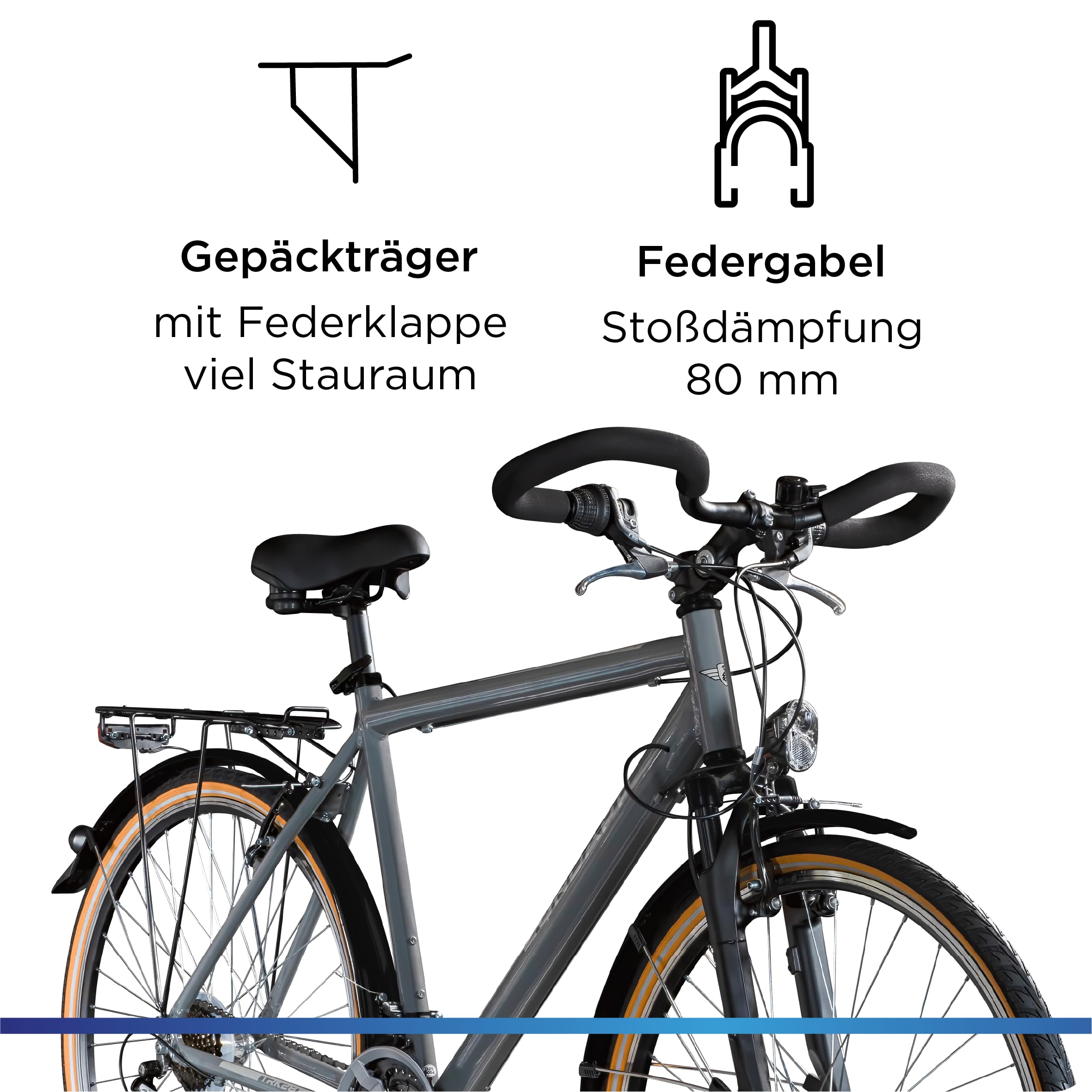 ZÜNDAPP T700 Trekkingrad 28 Zoll 21 Gang StVZO Damen Herren Fahrrad