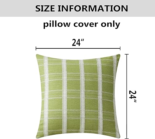 Miniatura 5 de Home Brilliant - Juego de 2 fundas de cojín decorativas de encaje a rayas