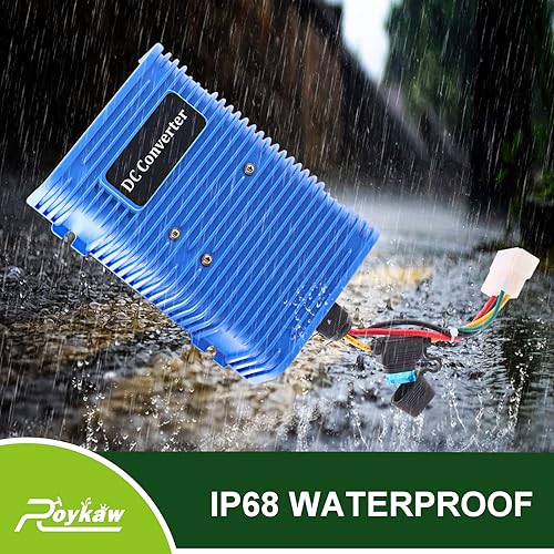 Miniatura 6 de Roykaw Convertidor de regulador reductor de voltaje para carrito de golf 3648V a 12V compatible con E-Z-GO Club Car Yamaha (30A350W)