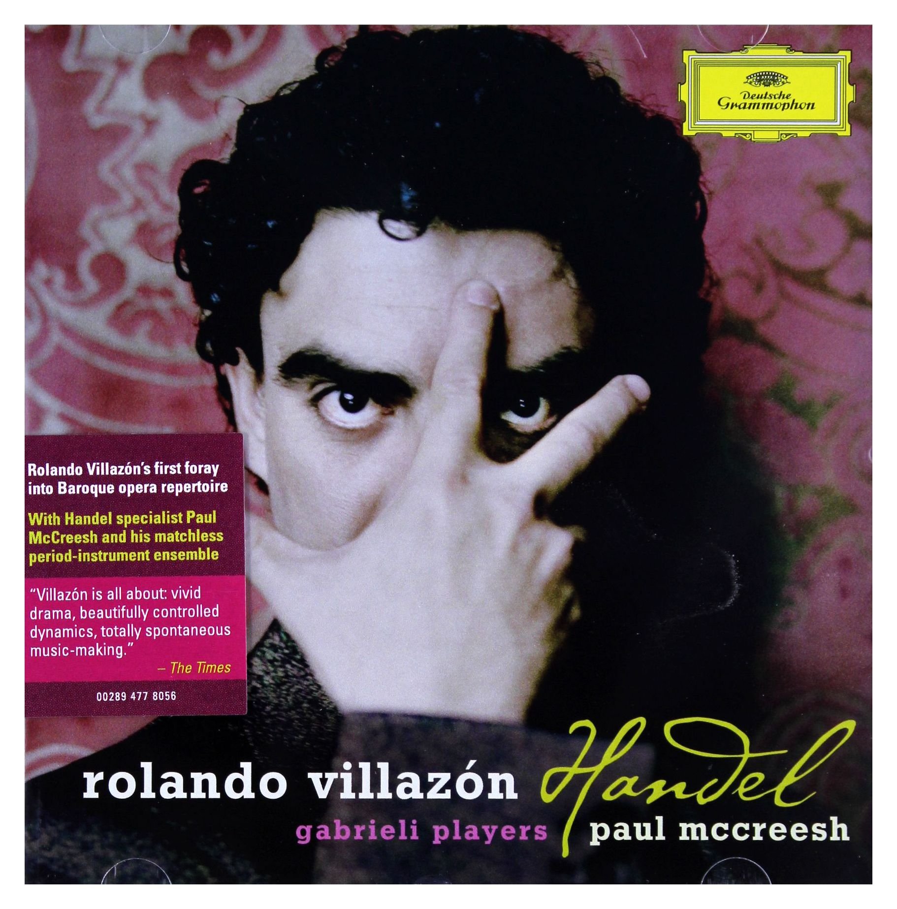 Handel: Arias [Audio CD] VILLAZON / GABRIELI PLAYERS / MCCREESH; HANDEL,GEORGE FRIDERIC; MCCREESH,PAUL and GABRIELI PLAYERS