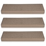 Navaris Cat Scratching Board Set - Narrow Scratch Boards for Scratching/Stretching Made of Cardboard for Small and Large Cats - 41x13x3cm (Set of 3)