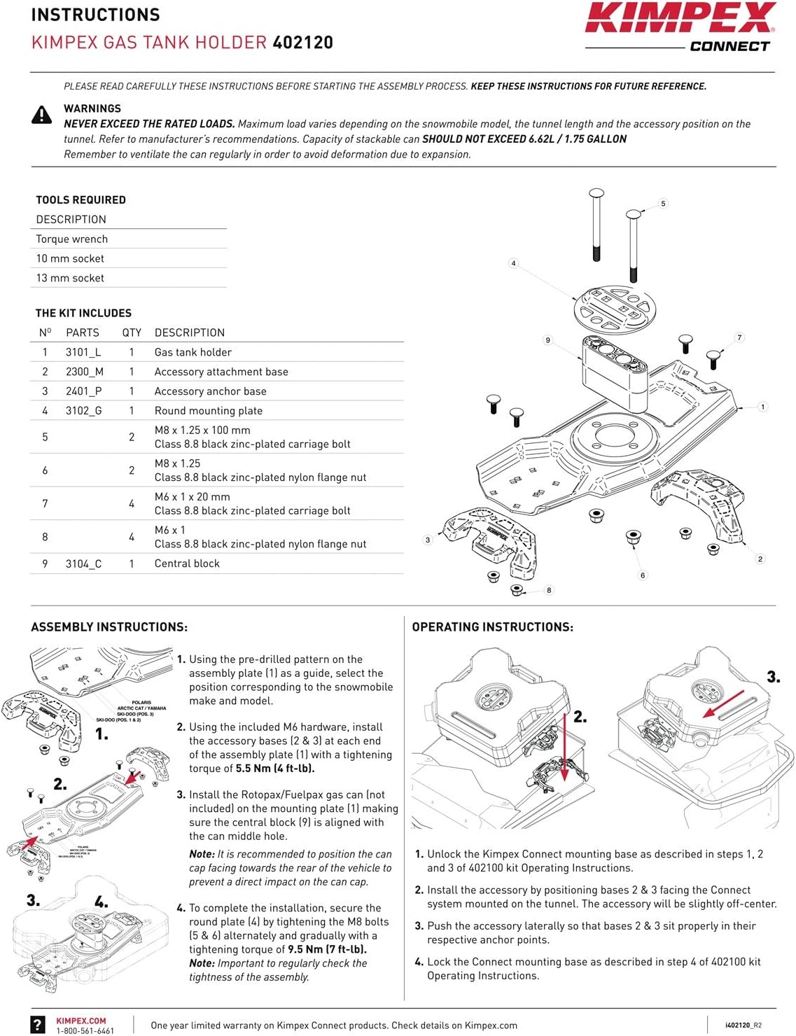 KimpexConnect - Gas Tank Holder
